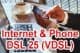 Vodafone Internet & Phone DSL 25 (VDSL Anschluss mit Flatrate)