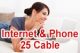 Vodafone Red Internet & Phone 25 Cable - Internet & Telefon via Kabel